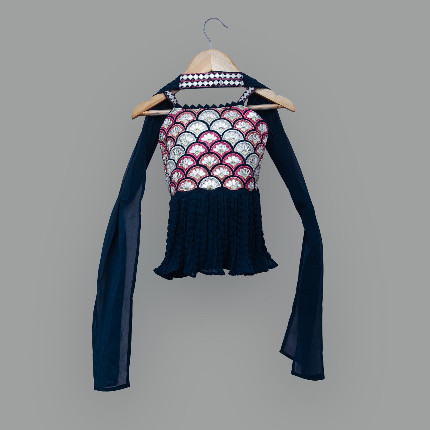 Blue Mermaid Palazzo Set