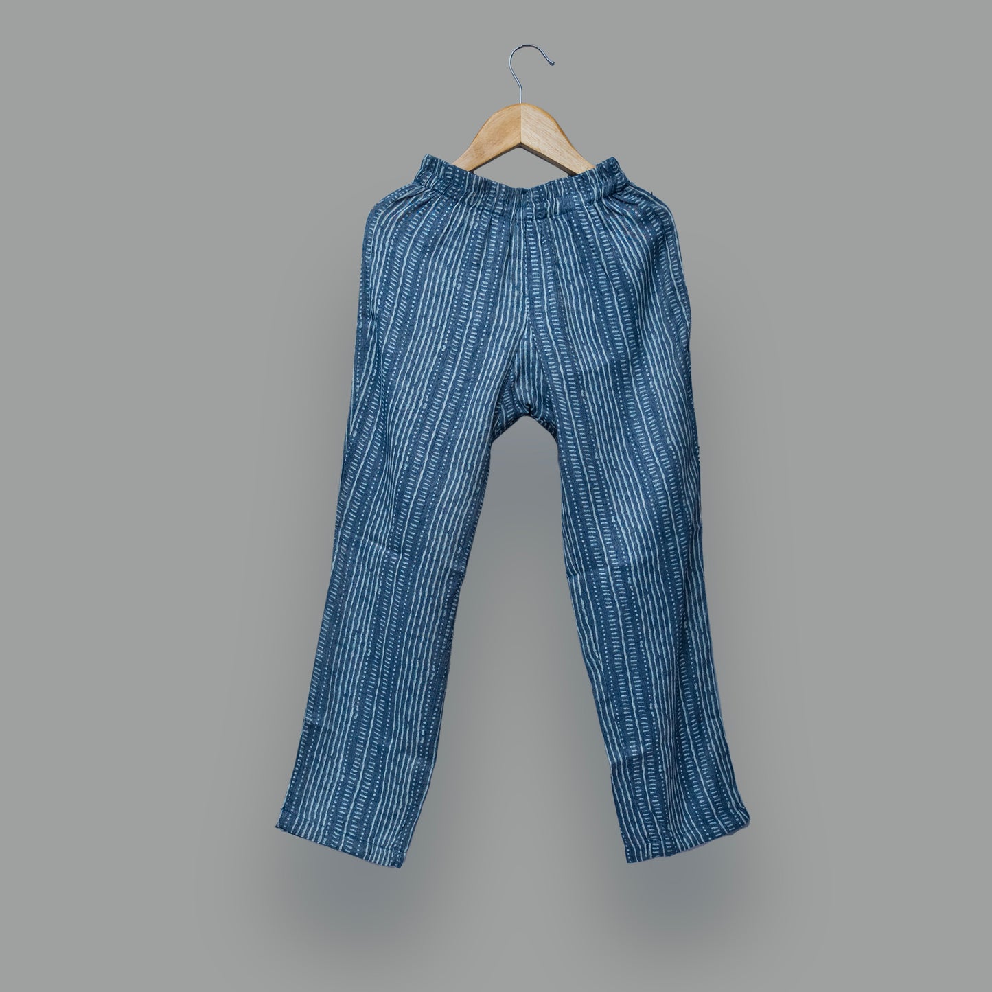 Blue Printed Cotton Co-Ord Kurti Set