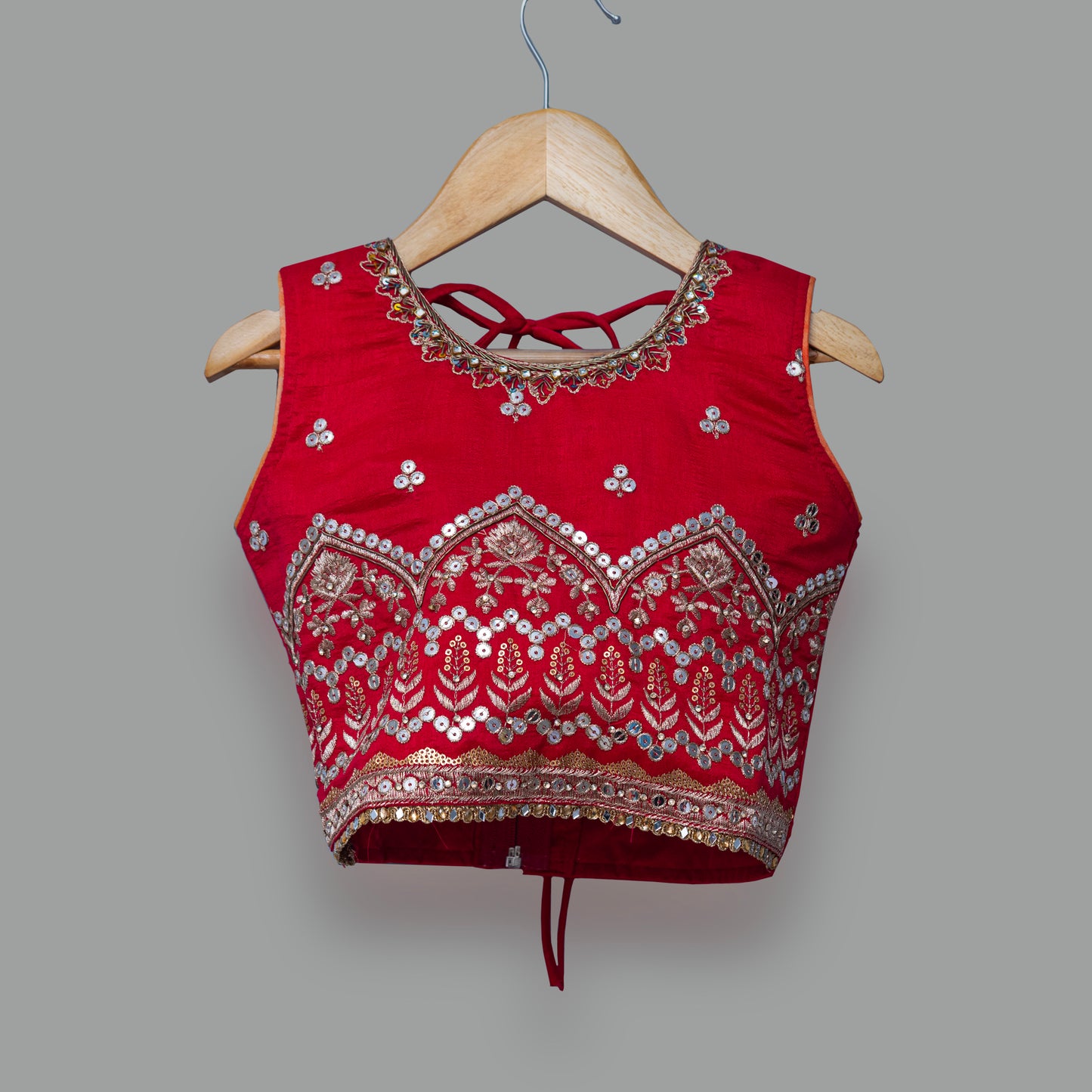 Pink and Orange Lehenga Choli