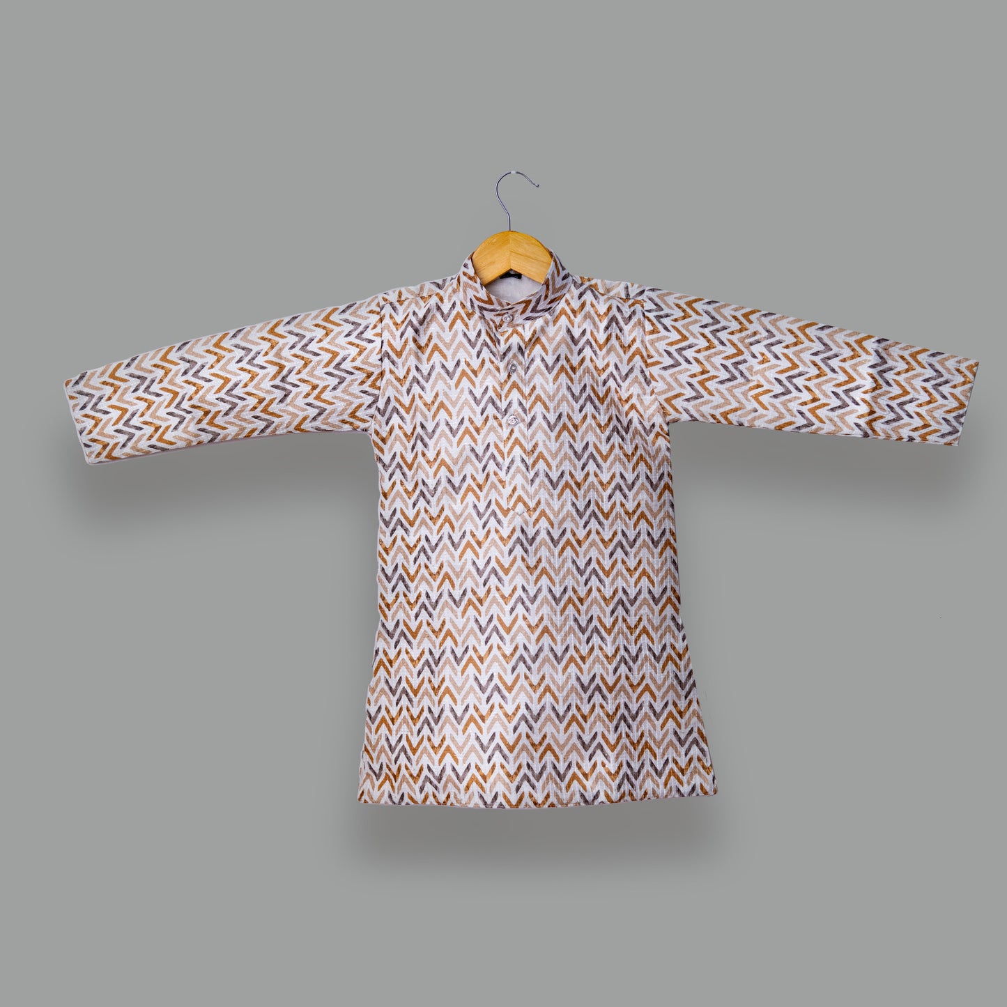 Geometric Print Kurta Set