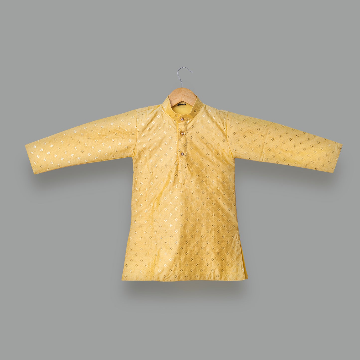 Yellow Sequin Kurta Set